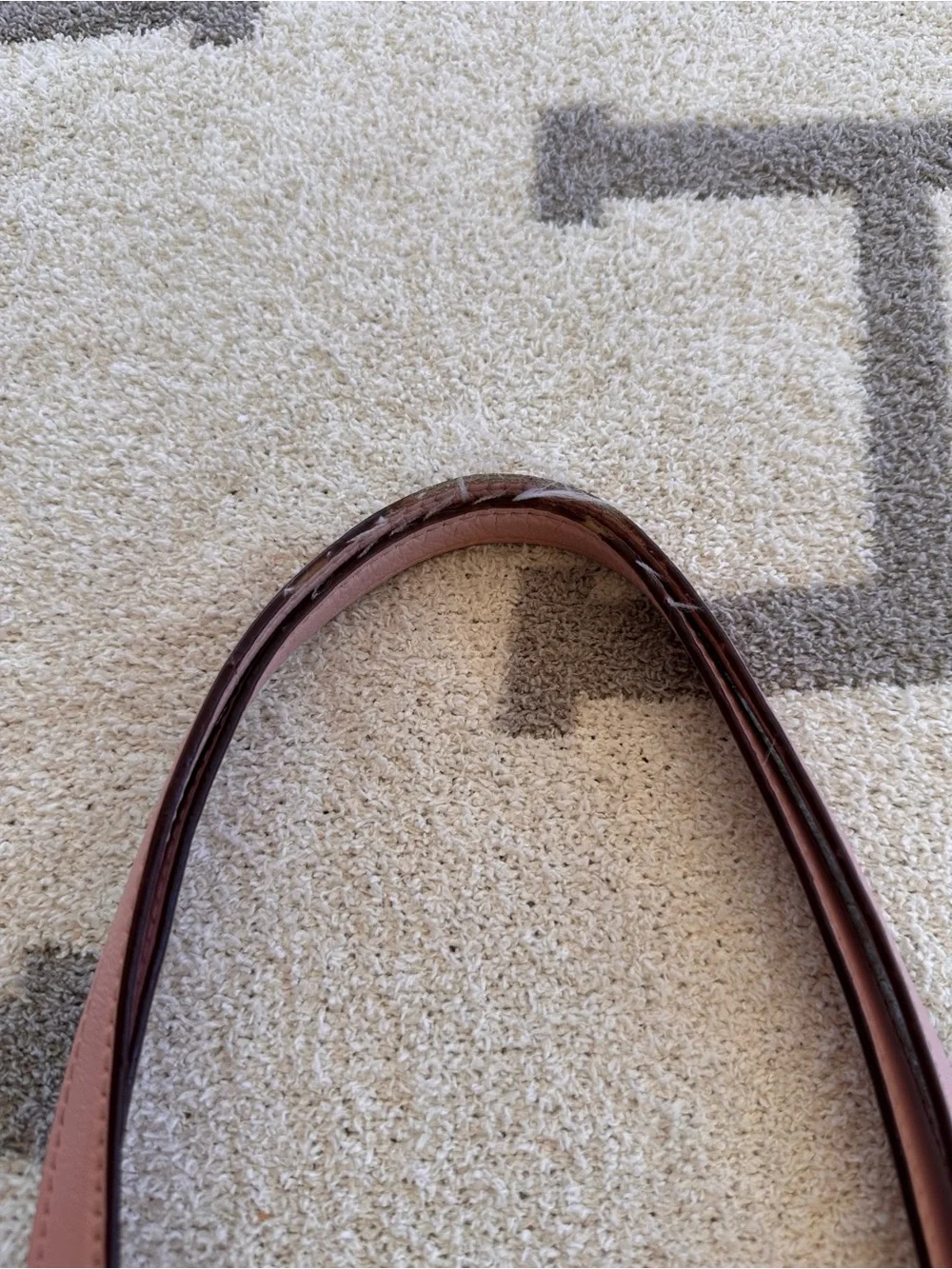 Coach Beige Signature Tote with Pink Leather Handles 2019 Coach gallery tote